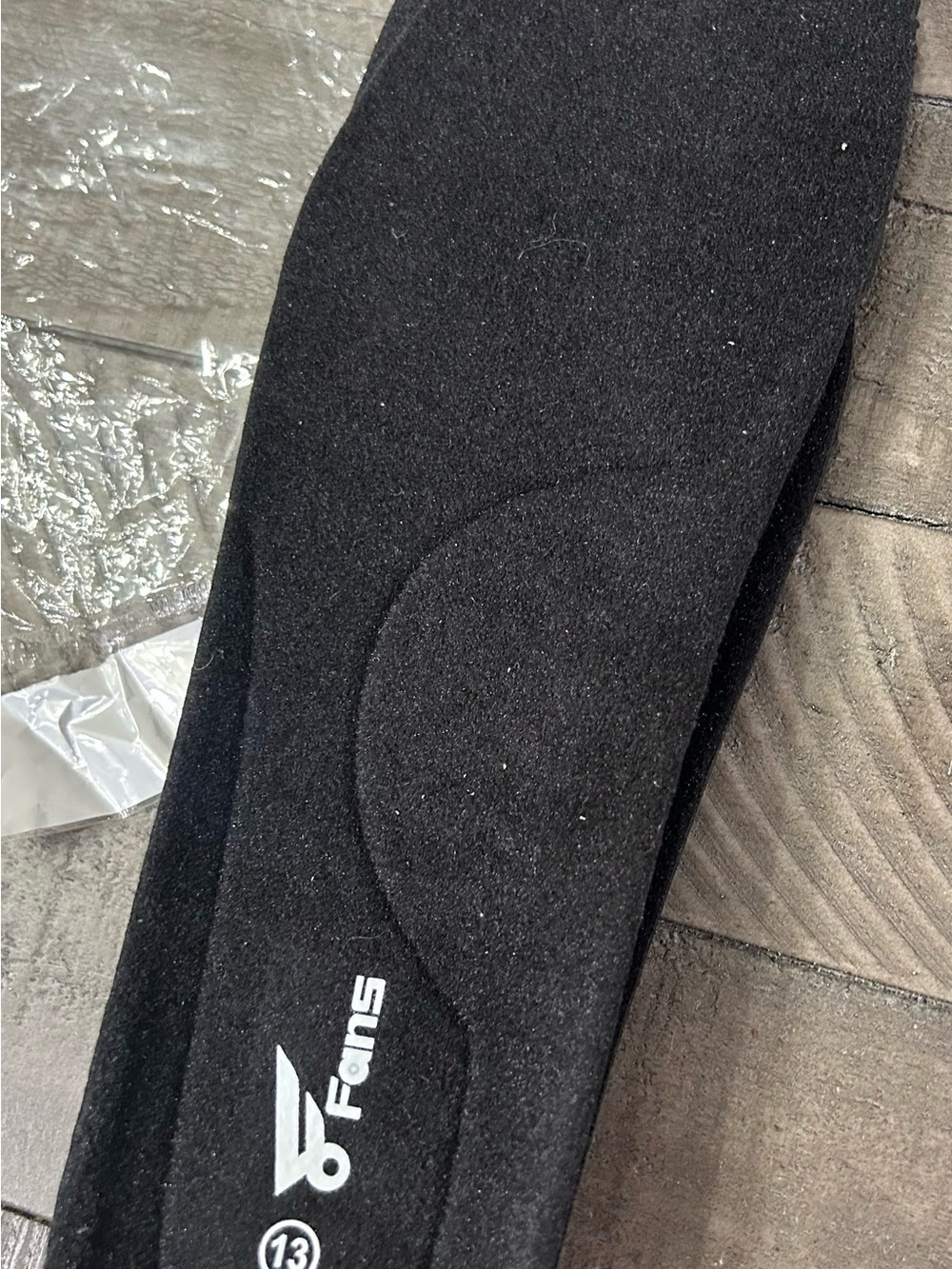 Men's Black Comfort Insoles -